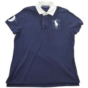 Ralph Lauren Sport Graphic Polo Shirt Cotton Youth‎ XL Rugby Big Pony
